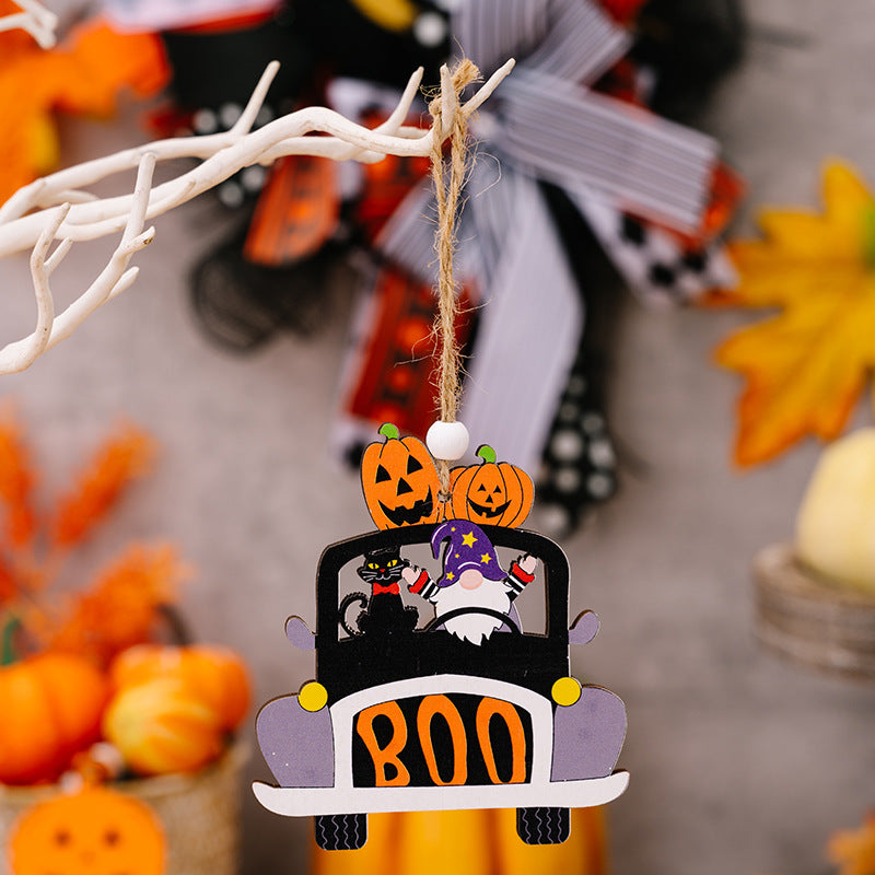 4-Piece Halloween Element Car-Shape Hanging Widgets - AllIn Computer