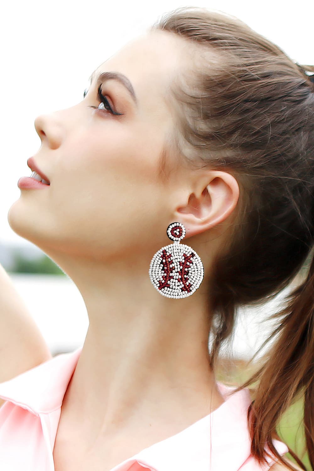 Round Shape Dangle Earrings - AllIn Computer