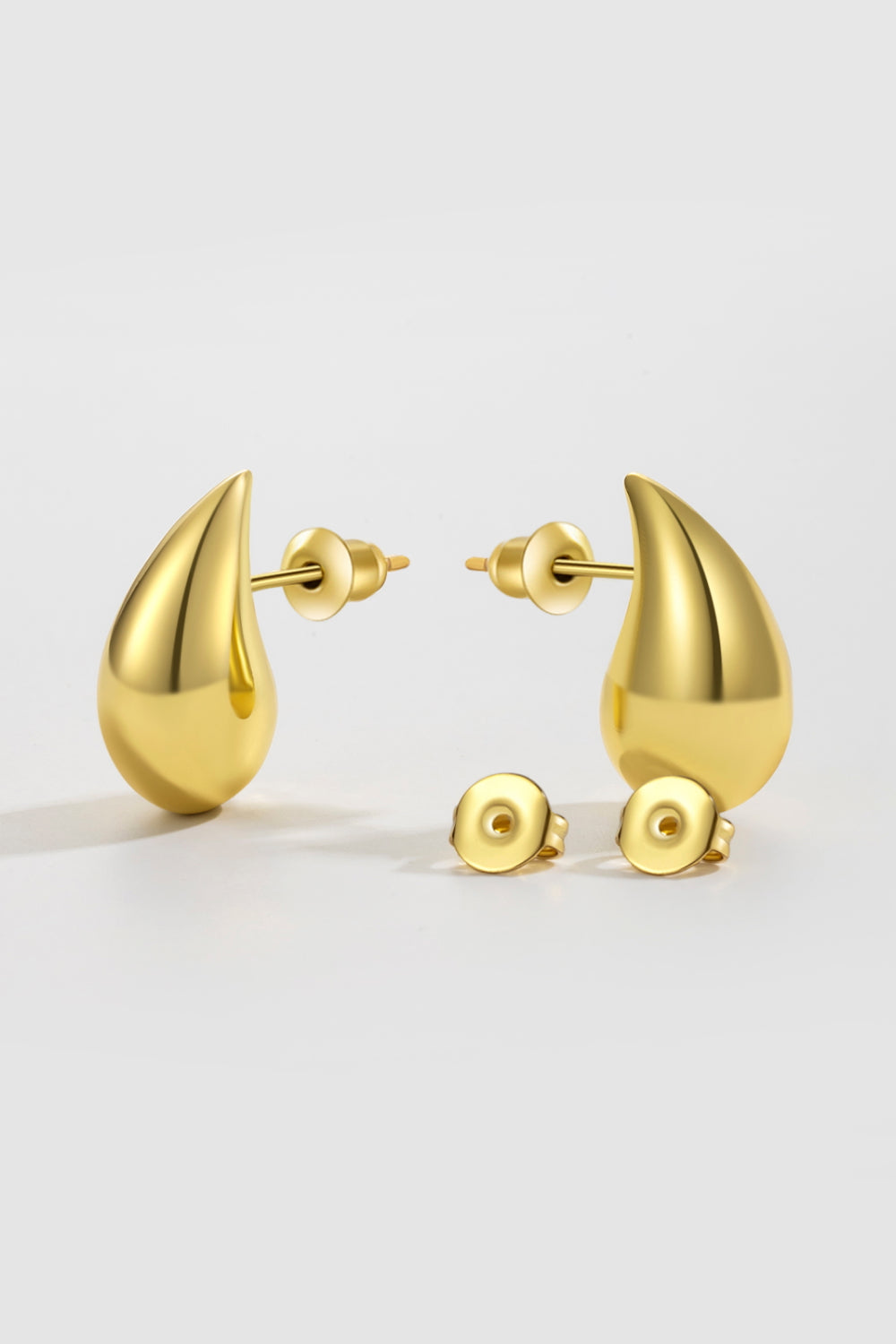 Water Drop Brass Earrings - AllIn Computer