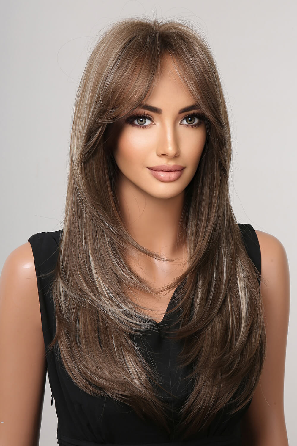 13*1" Full-Machine Wigs Synthetic Long Straight 22" - AllIn Computer