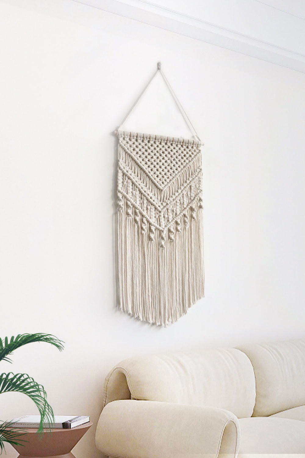 Warm Life Fringe Macrame Hanging Wall Piece - AllIn Computer