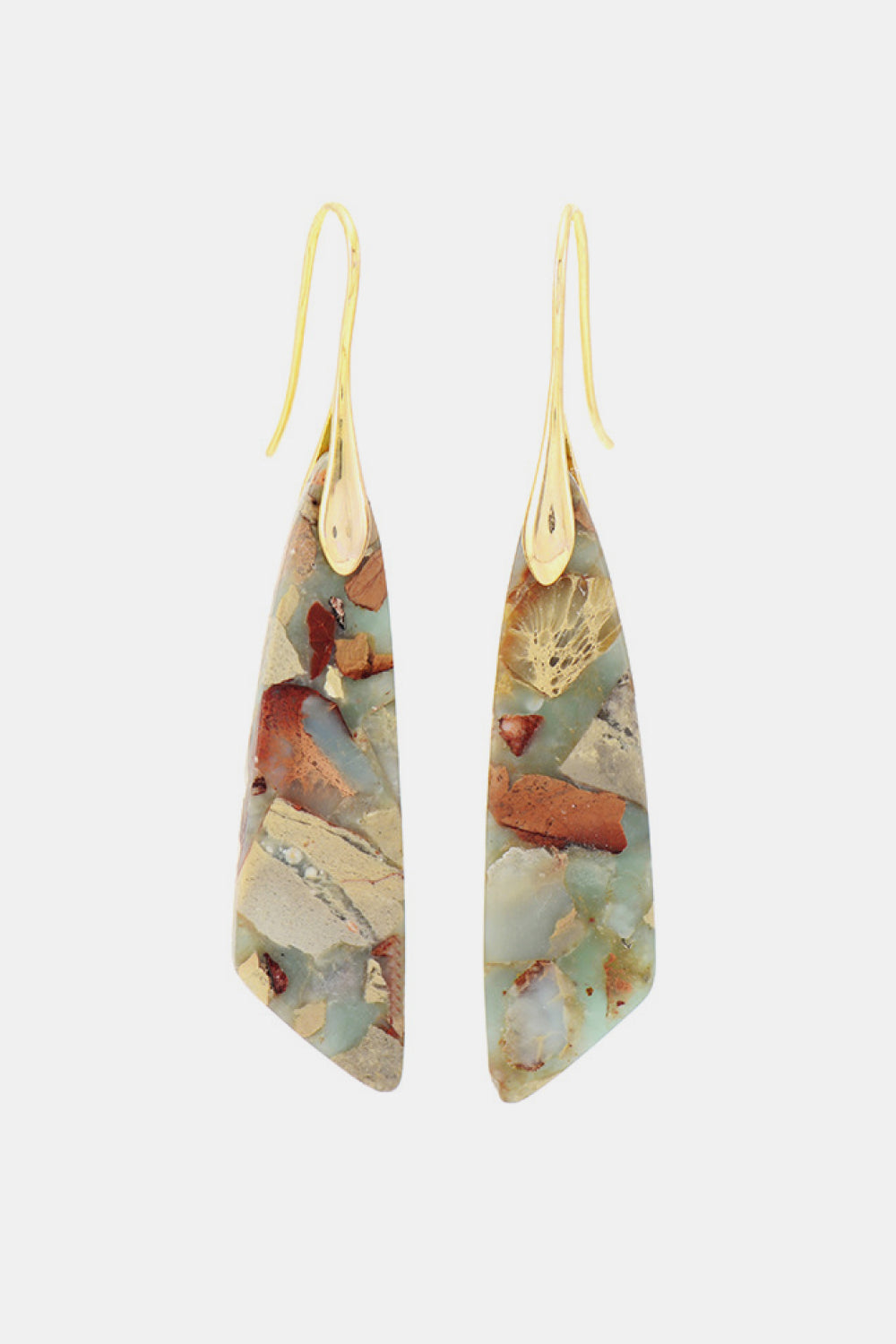 Handmade Natural Stone Dangle Earrings - AllIn Computer