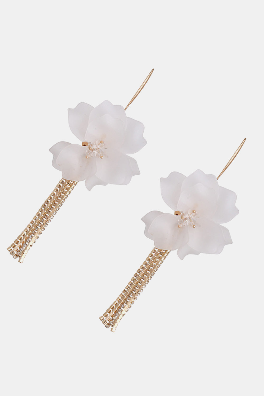 Flower Shape Acrylic Dangle Earrigs - AllIn Computer