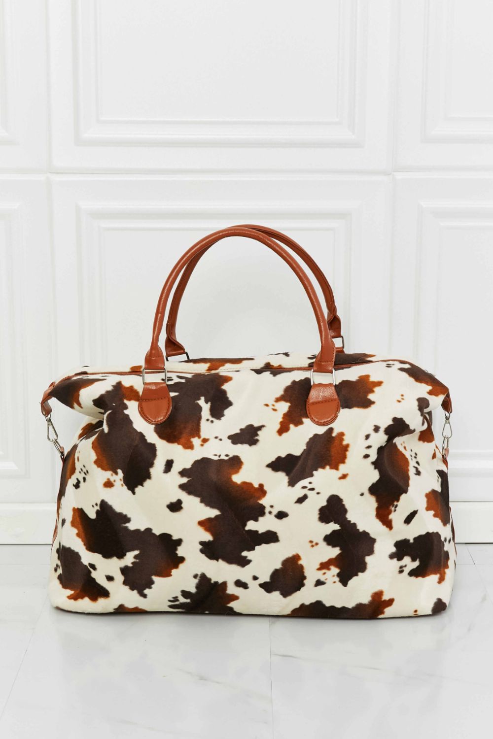 Animal Print Plush Weekender Bag - AllIn Computer