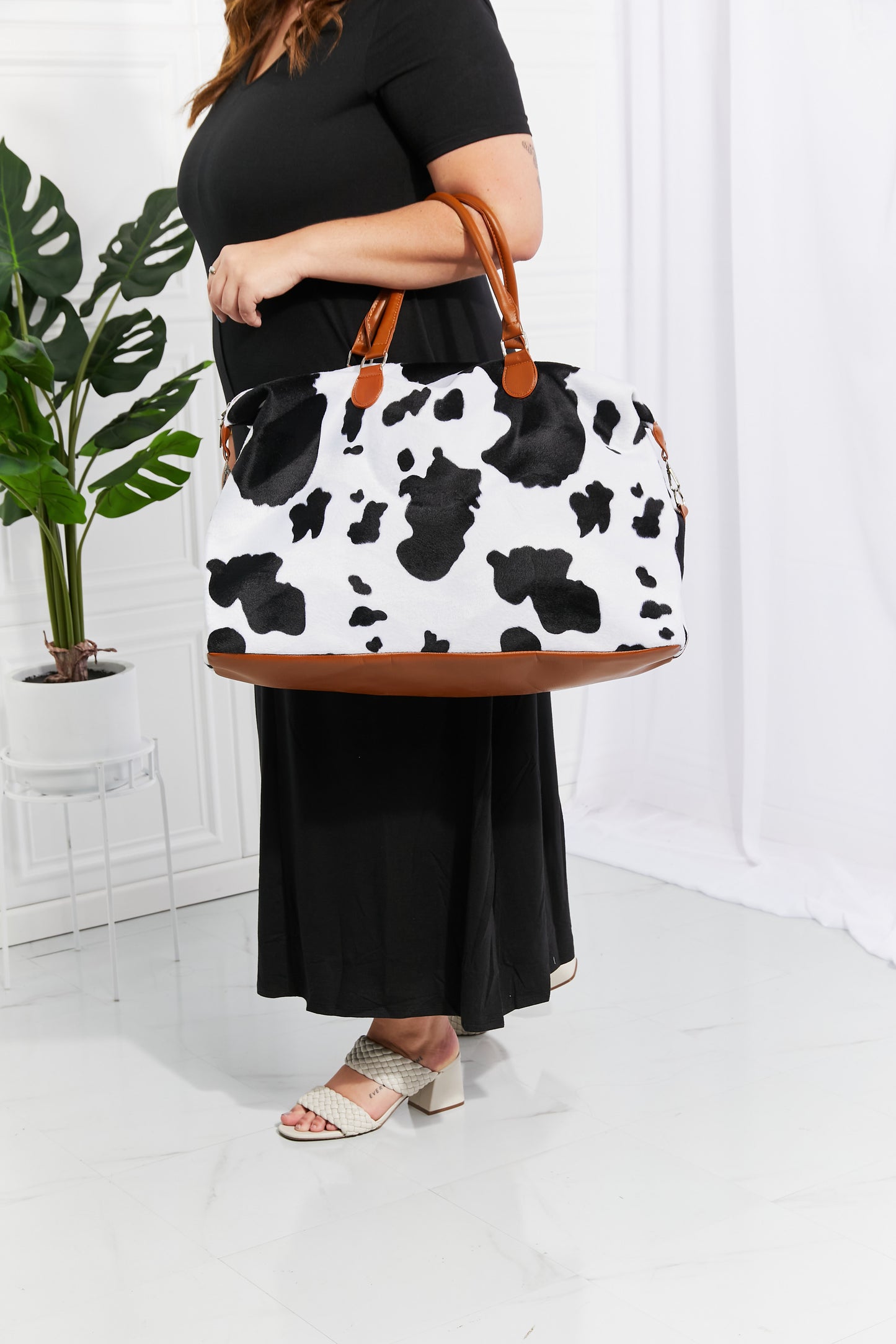 Animal Print Plush Weekender Bag - AllIn Computer