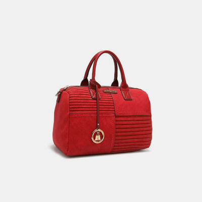 Nicole Lee USA Scallop Stitched Boston Bag - AllIn Computer