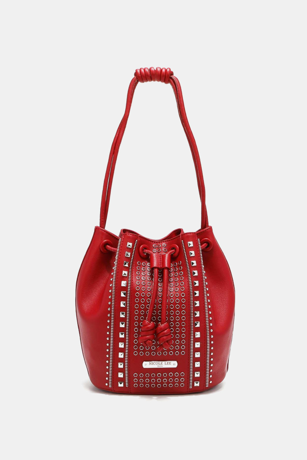 Nicole Lee USA Amy Studded Bucket Bag - AllIn Computer