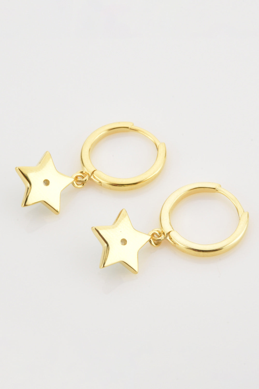 Zircon 925 Sterling Silver Star Drop Earrings - AllIn Computer