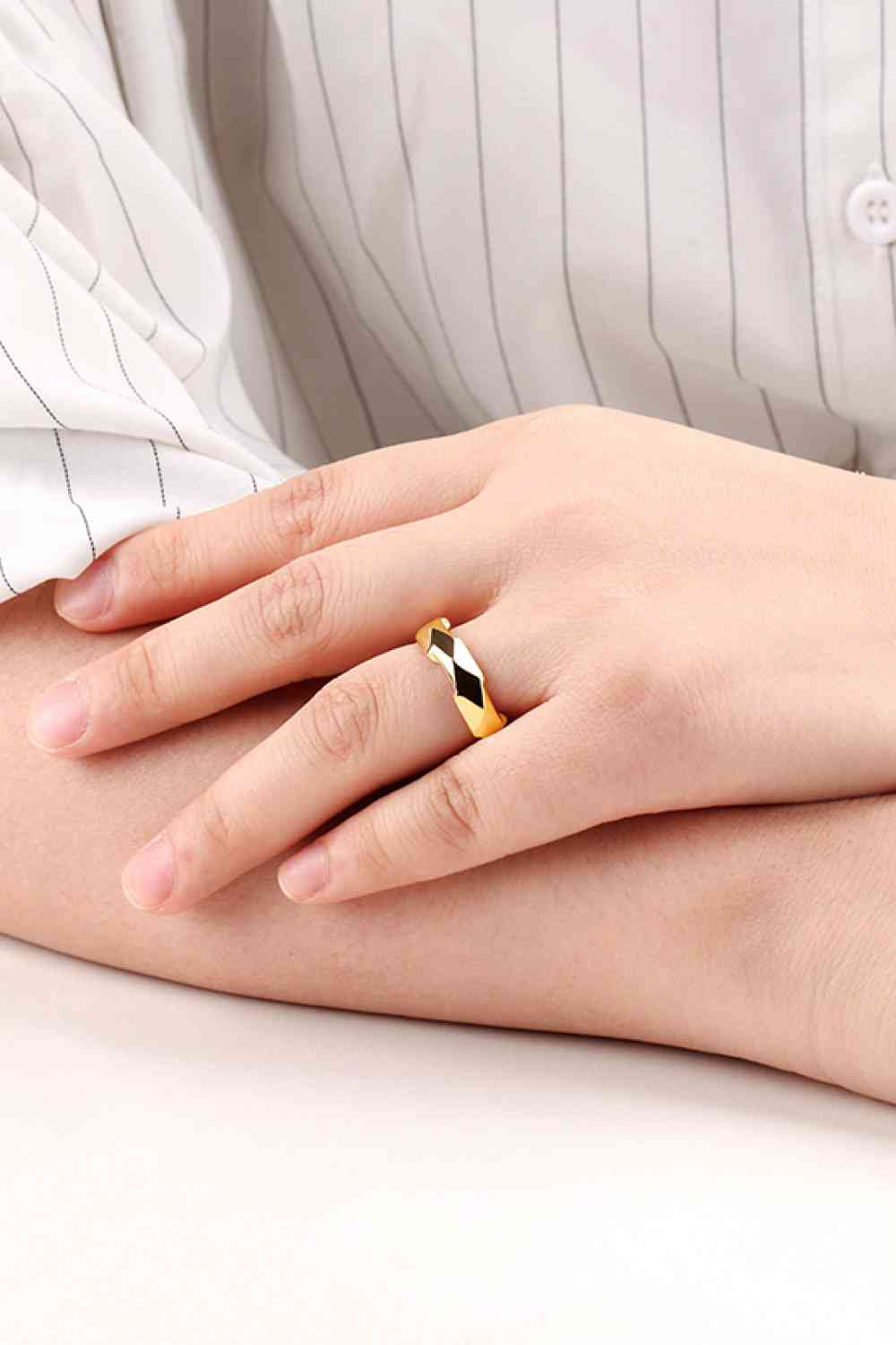 18K Gold-Plated Copper Ring - AllIn Computer