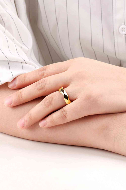 18K Gold-Plated Copper Ring - AllIn Computer