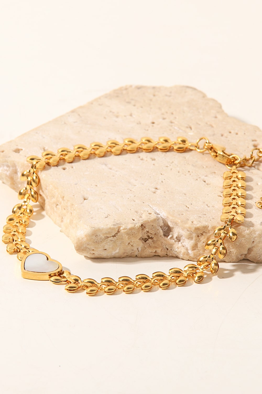 Leaf Chain Heart Bracelet - AllIn Computer