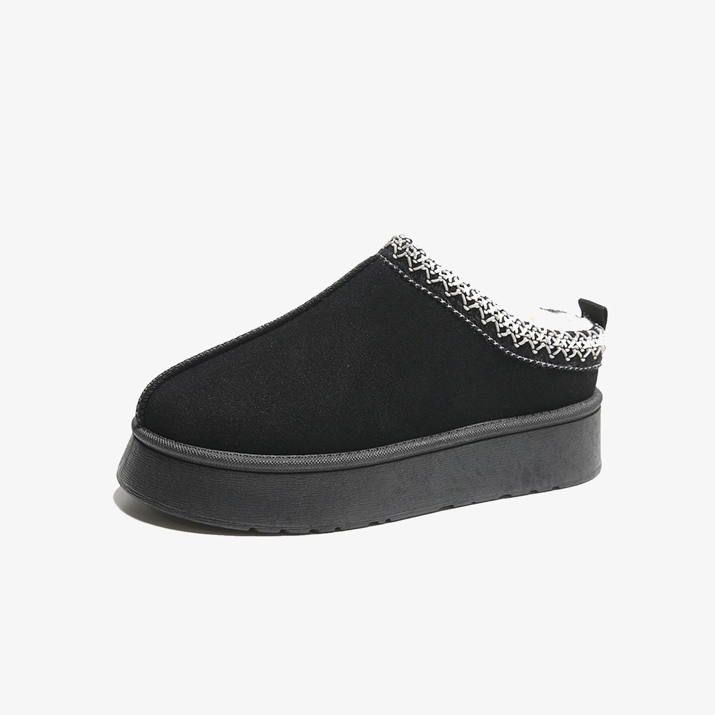 Faux Fur Center-Seam Slippers - AllIn Computer