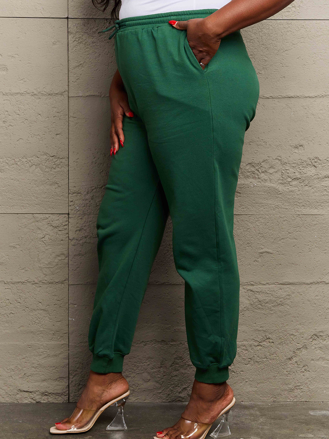 Simply Love Full Size Drawstring Sweatpants - AllIn Computer