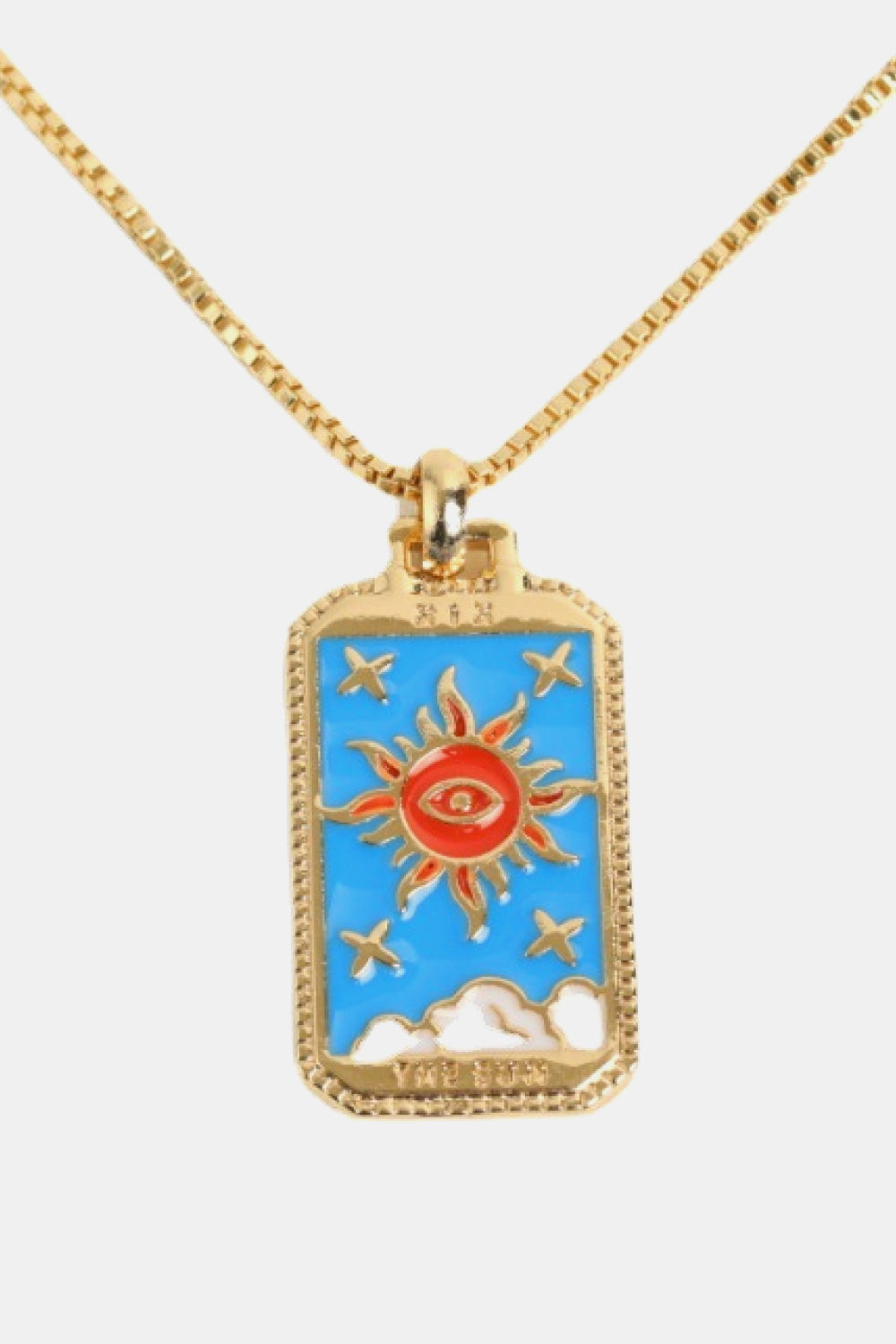 Tarot Card Pendant Copper Necklace - AllIn Computer