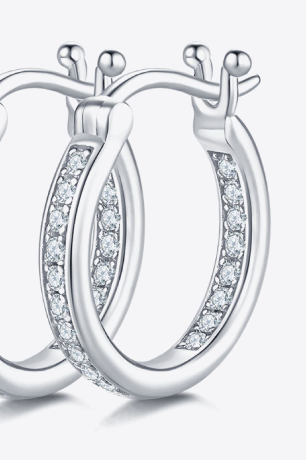 Adored Moissanite 925 Sterling Silver Earrings - AllIn Computer