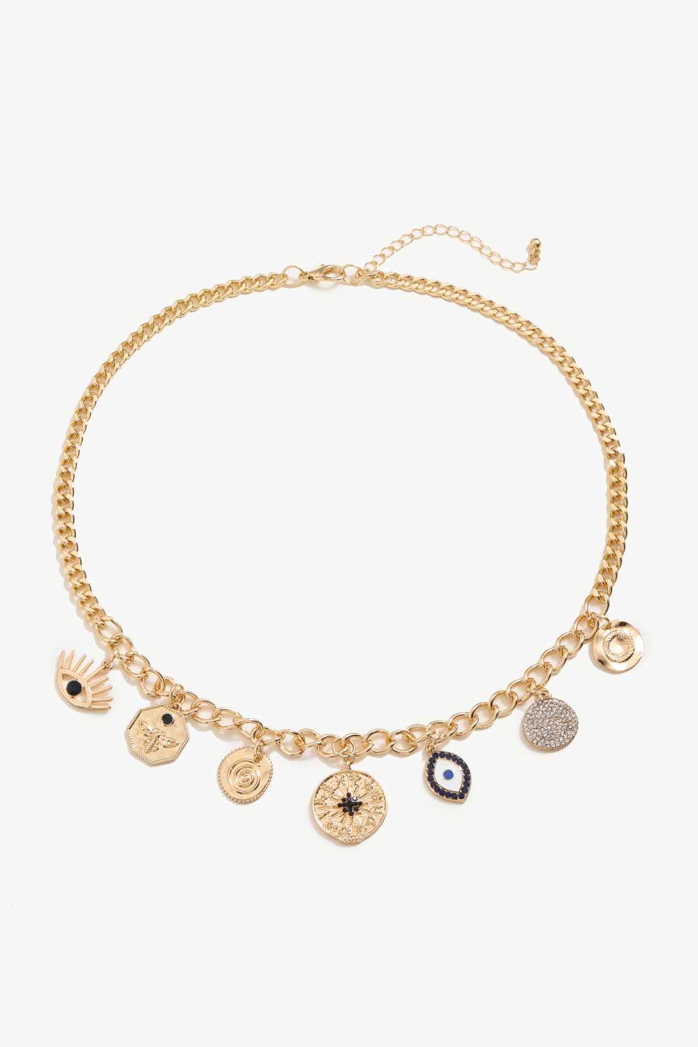 Multi-Pendant Chain Necklace - AllIn Computer