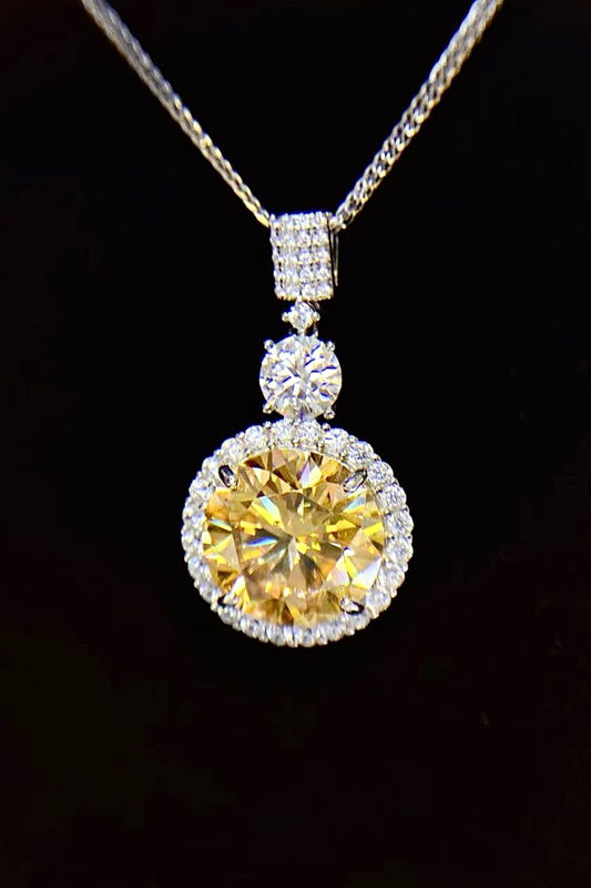 6 Carat Moissanite Pendant Necklace - AllIn Computer