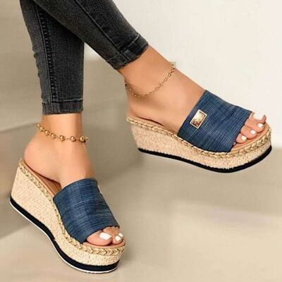 PU Leather Open Toe Sandals - AllIn Computer