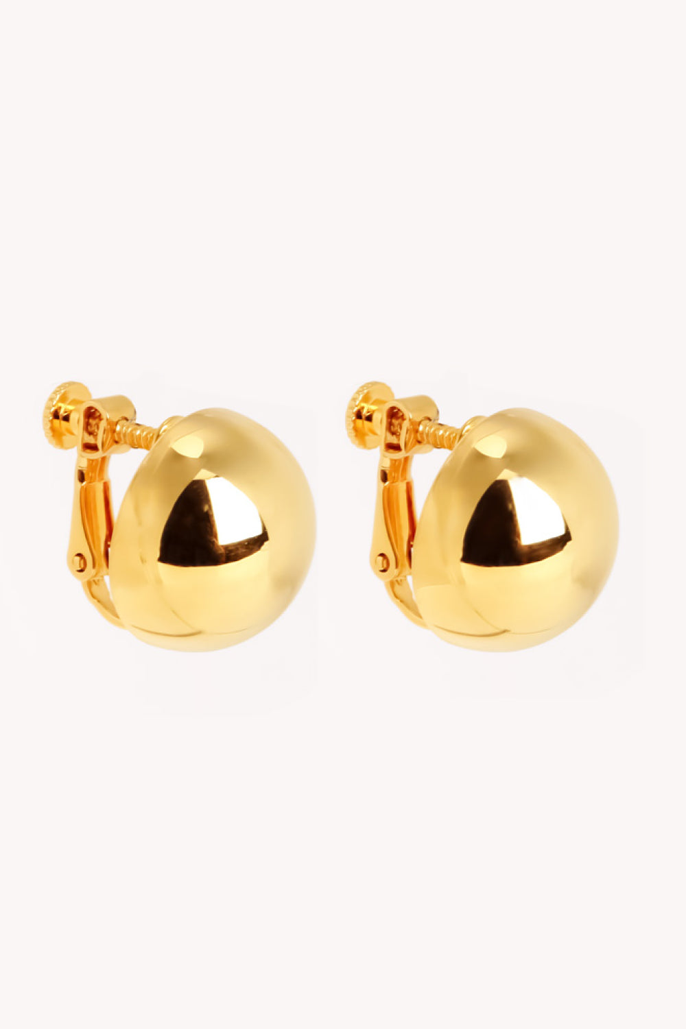18K Gold Plated Ball Stud Earrings - AllIn Computer