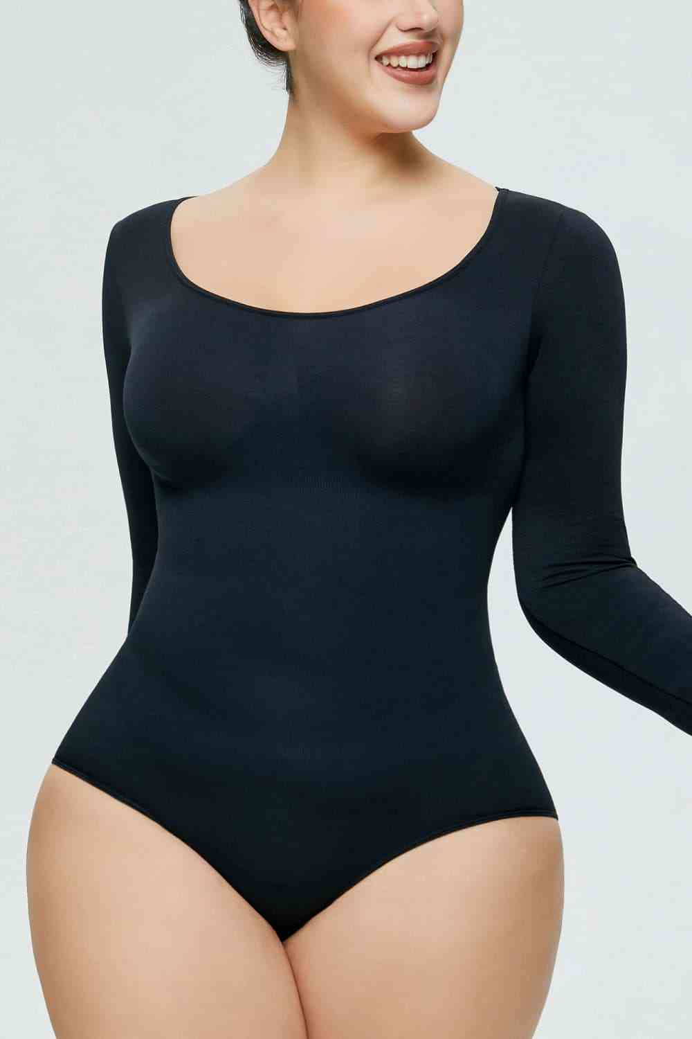 Long Sleeve Shaping Bodysuit - AllIn Computer