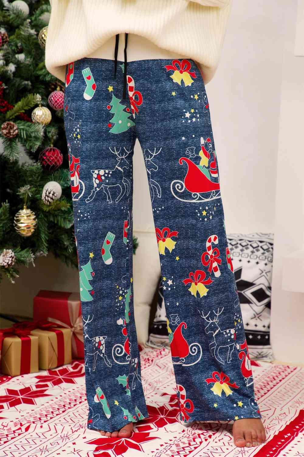Christmas Straight Leg Pants - AllIn Computer