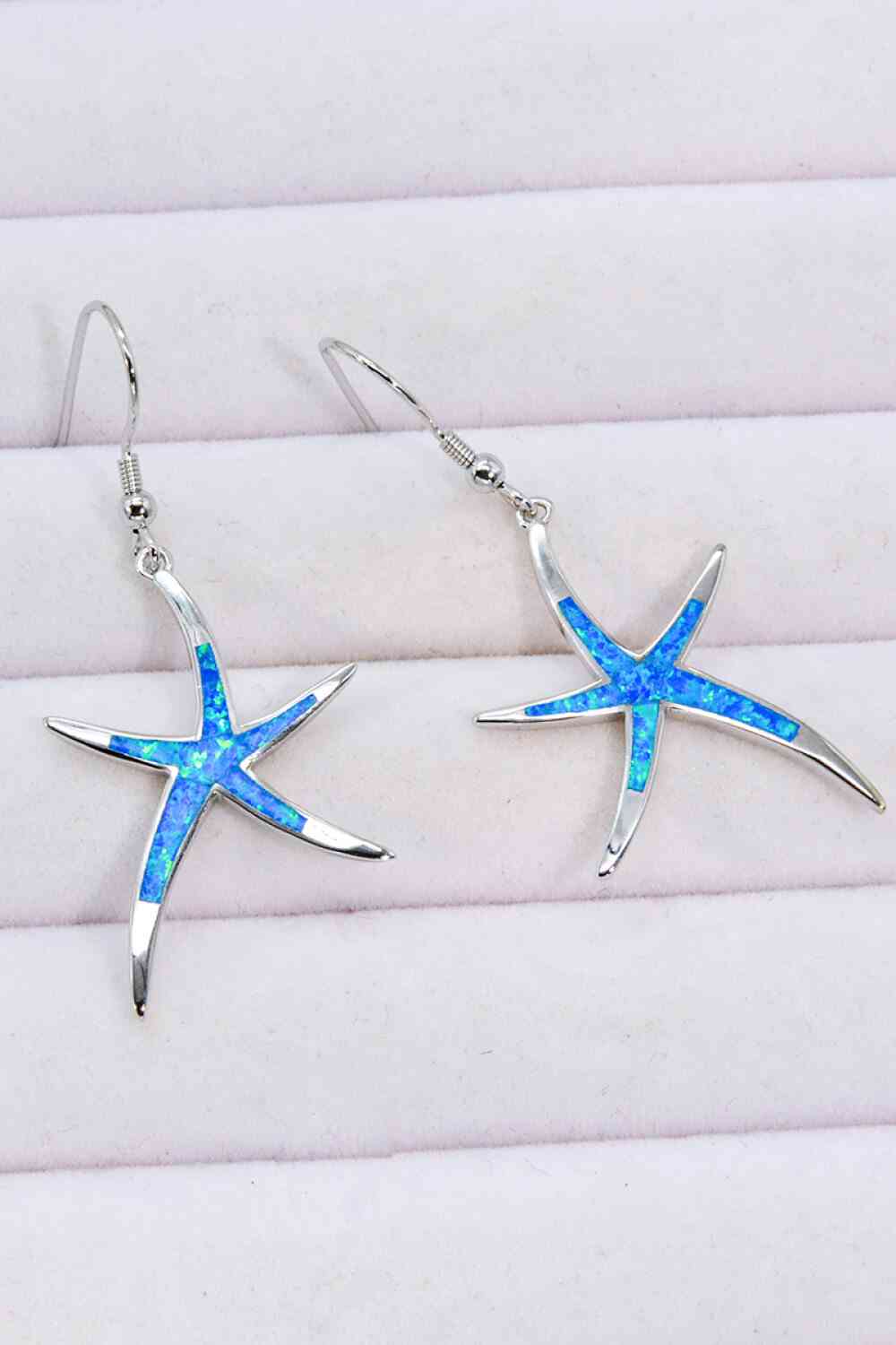 Opal Starfish Drop Earrings - AllIn Computer