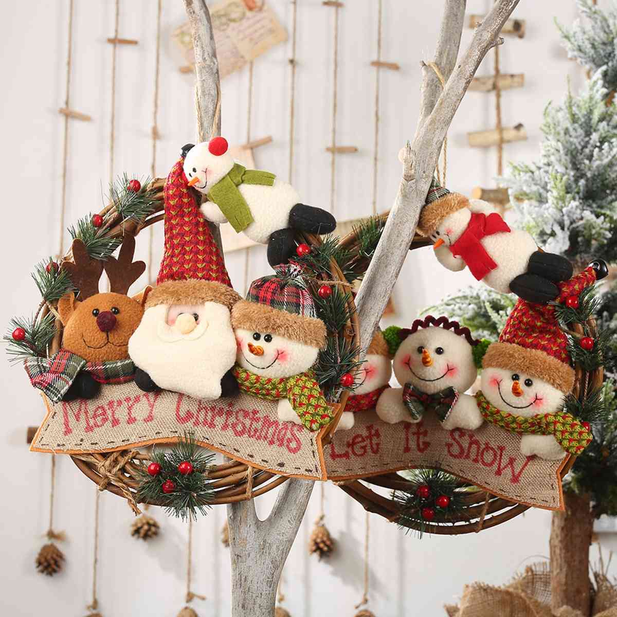 Christmas Doll Wreath Ornament - AllIn Computer