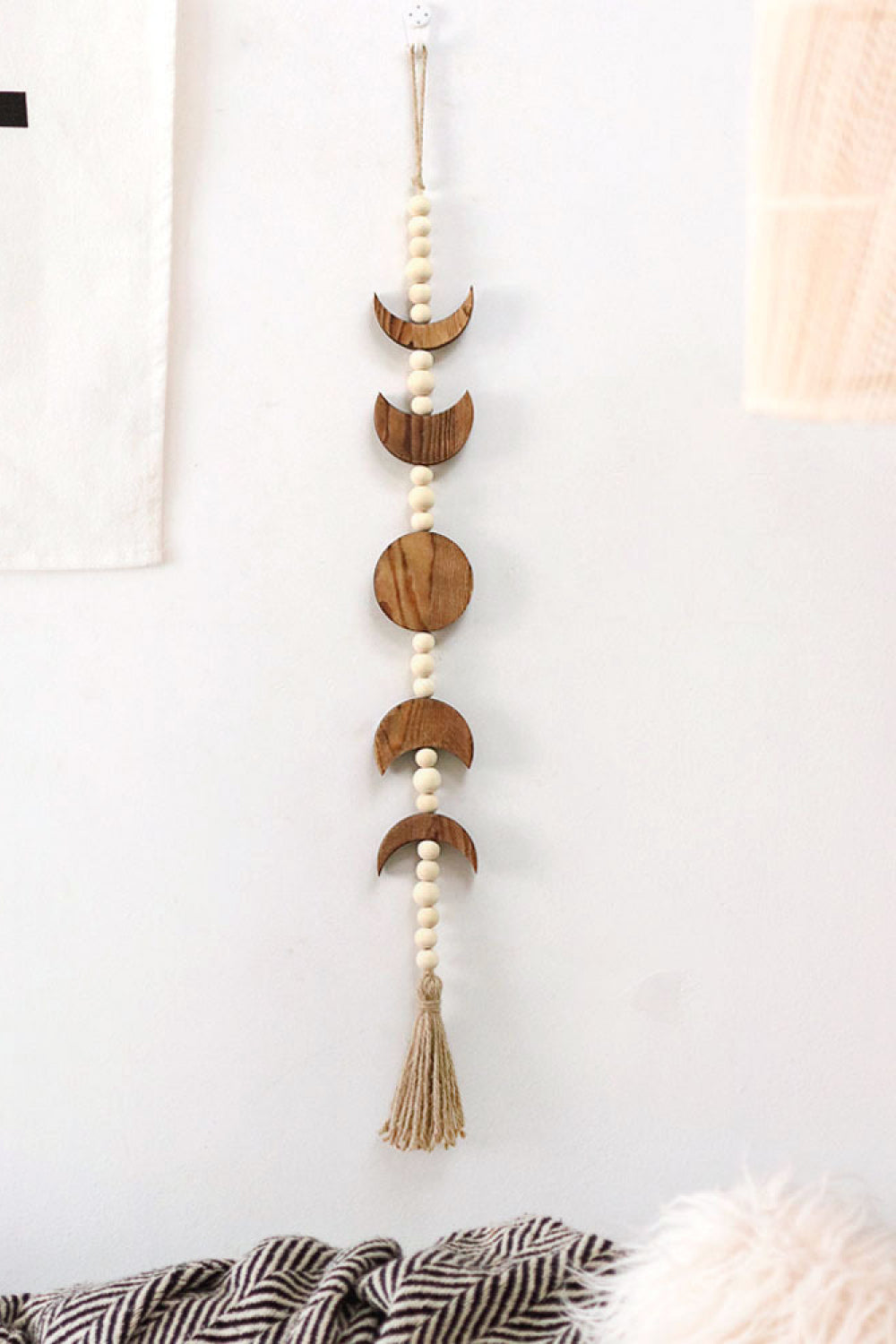 Wooden Tassel Hanging Wall Piece - AllIn Computer