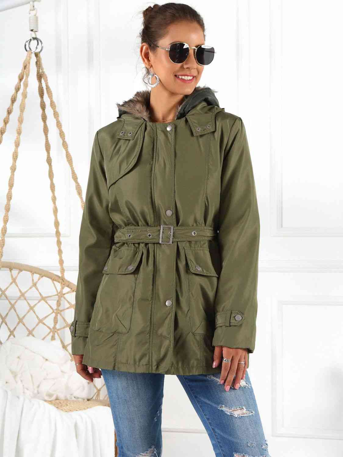 Full Size Hooded Jacket with Detachable Liner (Three-Way Wear) - AllIn Computer