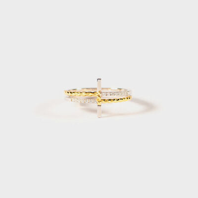 Cross Zircon 925 Sterling Silver Ring - AllIn Computer