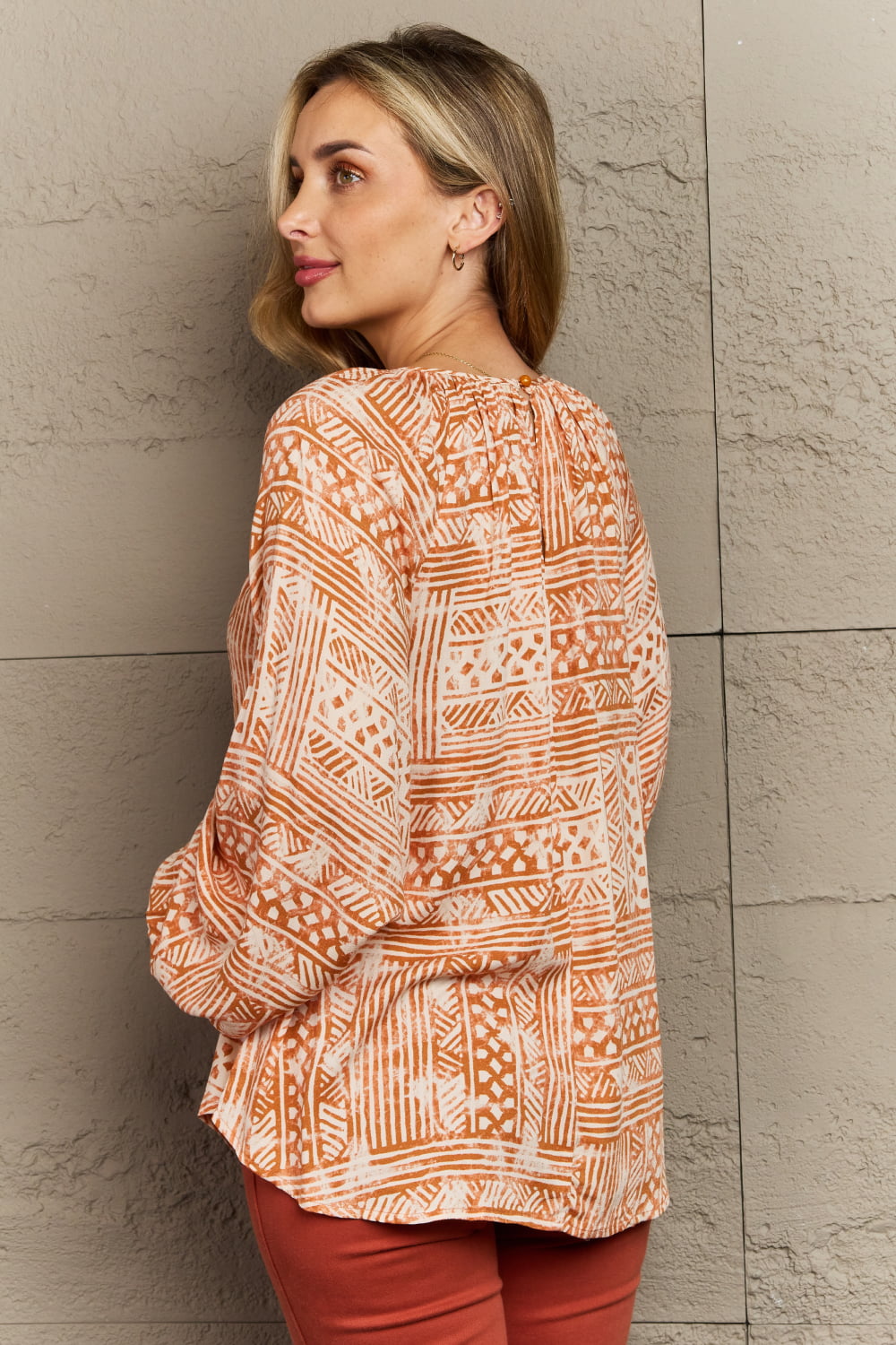 HEYSON Just For You Full Size Aztec Tunic Top - AllIn Computer