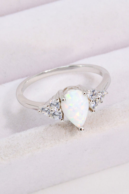 Limitless Love Opal and Zircon Ring - AllIn Computer