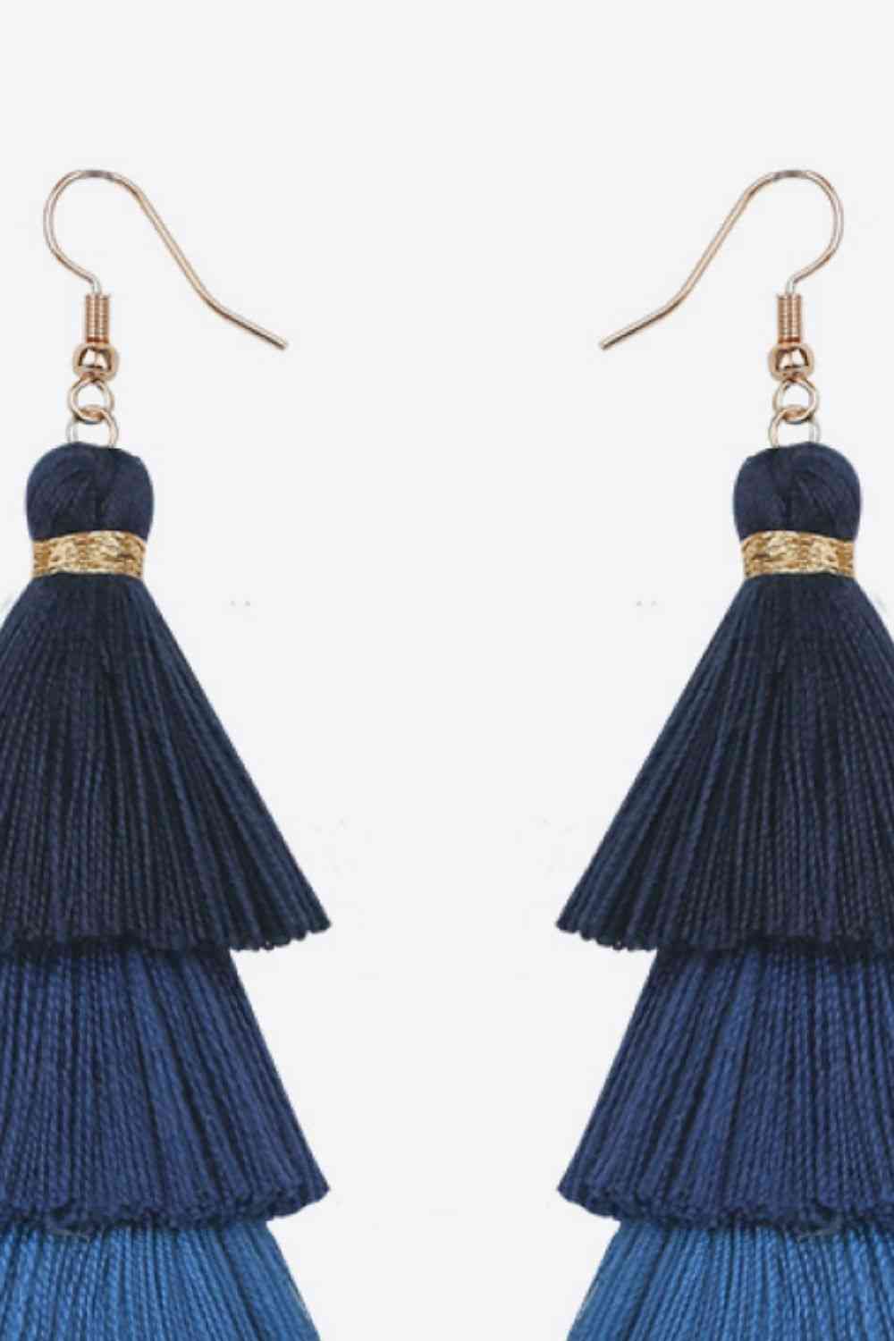 Layered Tassel Earrings - AllIn Computer