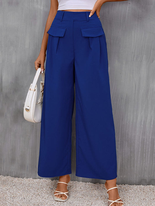 Long Wide Leg Pants - AllIn Computer