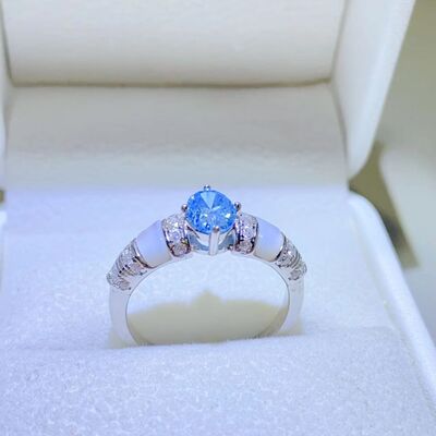 1 Carat Moissanite 925 Sterling Silver Ring - AllIn Computer