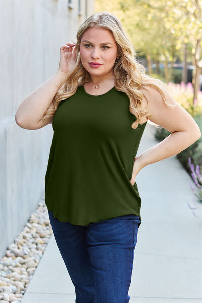 Basic Bae Full Size Round Neck Tank - AllIn Computer