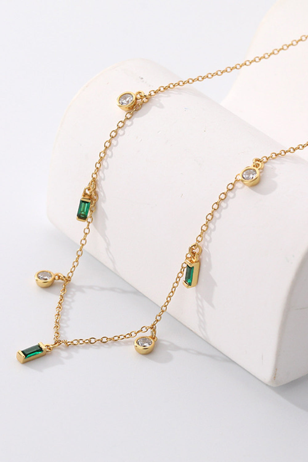 18K Gold Plated Multi-Charm Chain Necklace - AllIn Computer